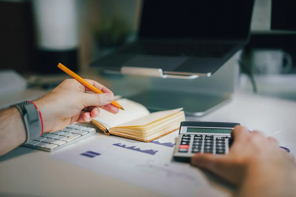 VAT records and invoices prepared for a quarterly return, used as context imagery.
